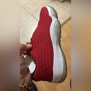Men's Nike Air Jordan Future Low Red sneakers  US Size 9.5